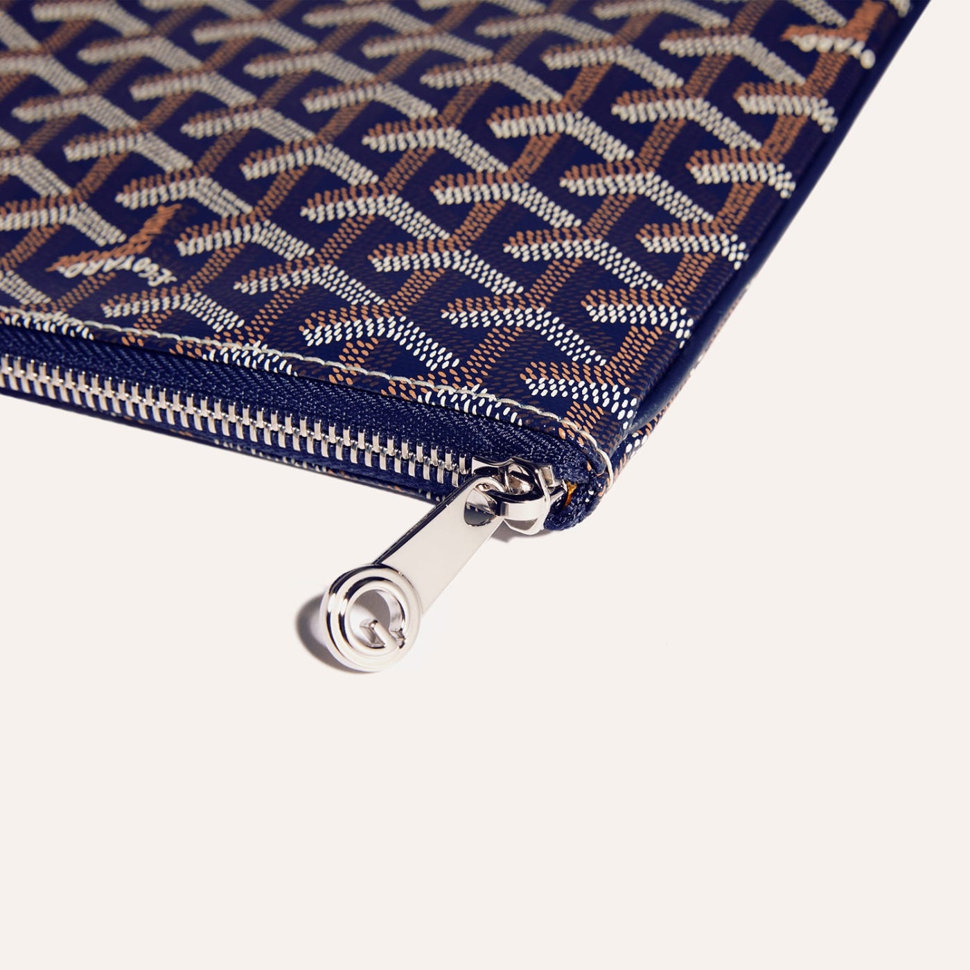 Goyard Senat MGM Pouch Navy Blue - Image 3